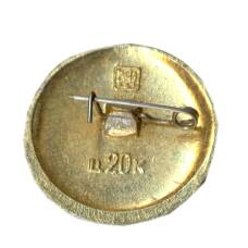 Значок Кинешма- Золотое кольцо (вид 2)