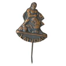 Значок Латвия