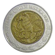 Монета 1 песо 2014 года Мексика (реверс)