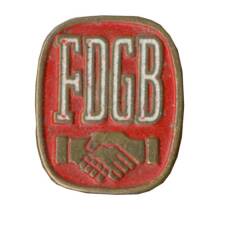 Значок FDGB (Профсоюзная Организация Восточной Германии )