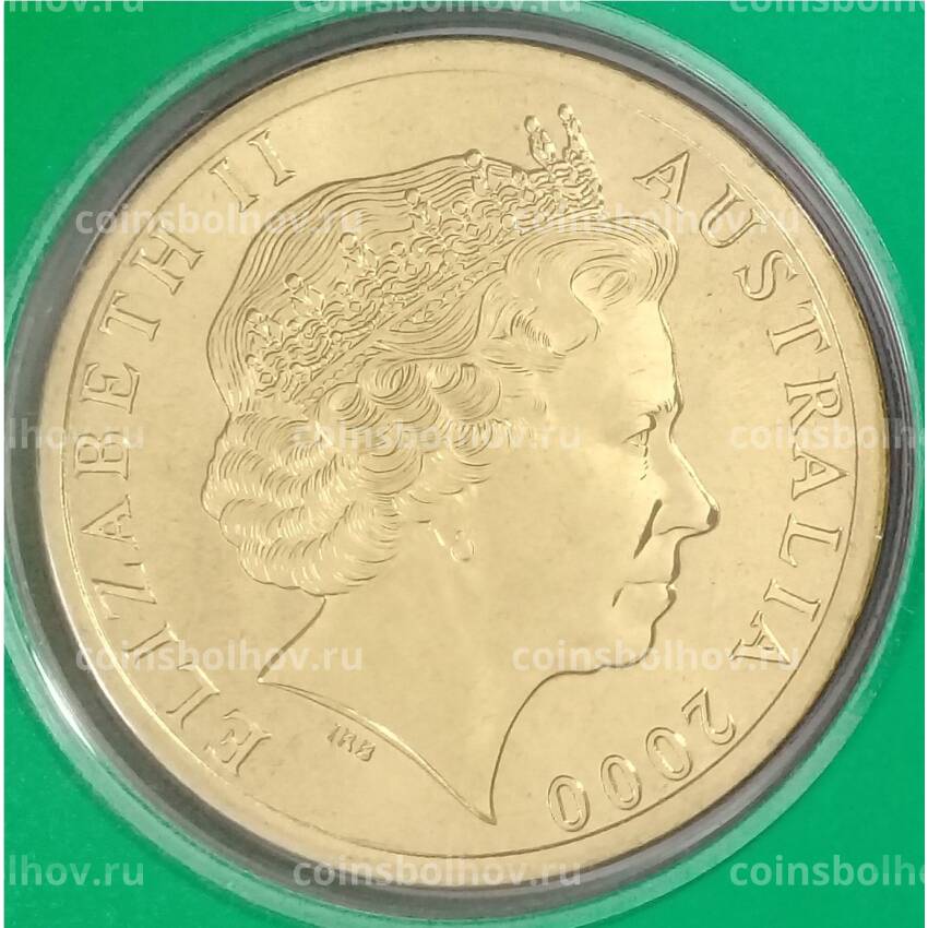 Монета 5 долларов 2000 года Австралия «XXVII летние Олимпийские игры в Сиднее — Теннис» (в блистере) (вид 2)