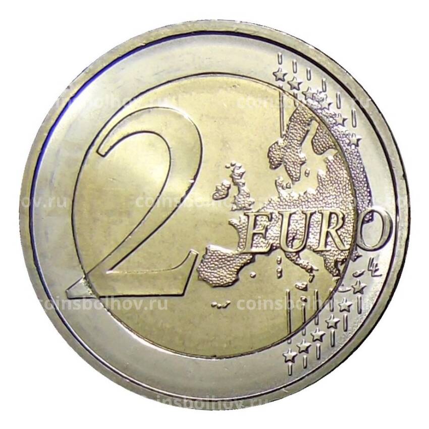 Монета 2 евро 2020 года J Германия —  50 лет Коленопреклонению в Варшаве (вид 2)