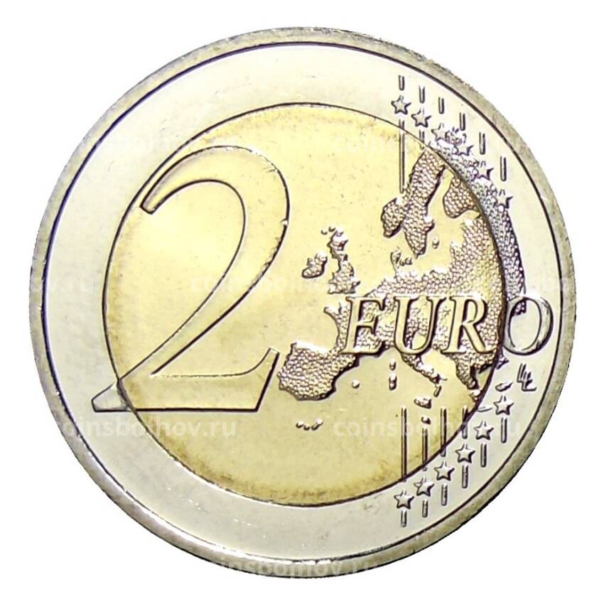 Монета 2 евро 2020 года G Германия — 50 лет Коленопреклонению в Варшаве (вид 2)