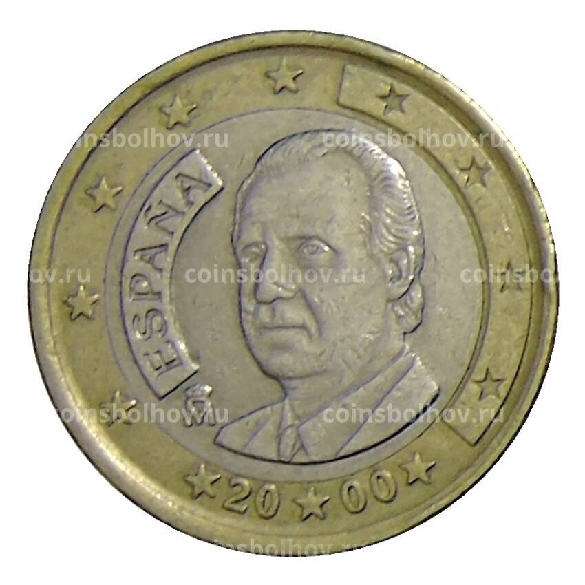 Монета 1 евро 2000 года Испания