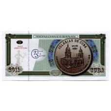 Сувенирная банкнота 2011 года Куба — Монеты Кубы