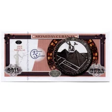Сувенирная банкнота 2011 года Куба — Монеты Кубы (аверс)