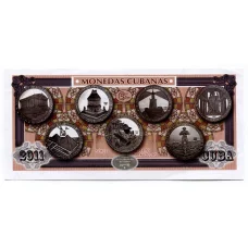 Сувенирная банкнота 2011 года Куба — Монеты Кубы (реверс)