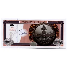 Сувенирная банкнота 2011 года Куба — Монеты Кубы (аверс)