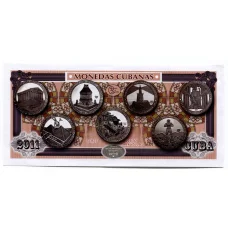 Сувенирная банкнота 2011 года Куба — Монеты Кубы (реверс)