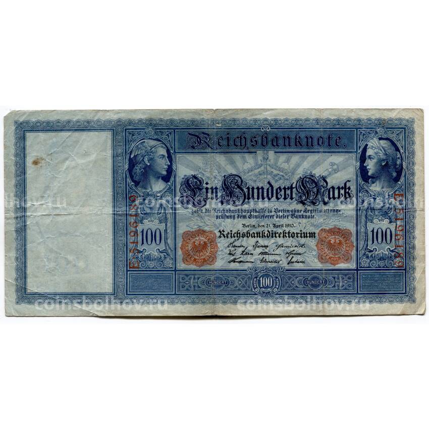 Банкнота 100 марок 1910 года Германия