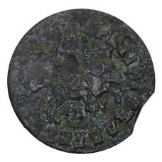 Монета Копейка 1716 года МД (реверс)