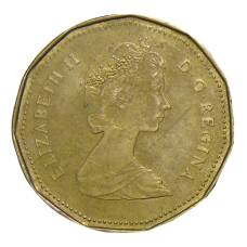 Монета 1 доллар 1987 года Канада (реверс)