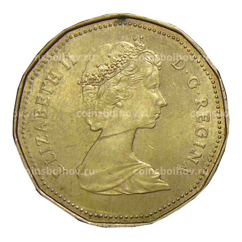Монета 1 доллар 1987 года Канада (вид 2)