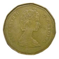 Монета 1 доллар 1987 года Канада (реверс)