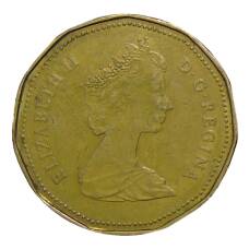 Монета 1 доллар 1987 года Канада (реверс)
