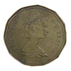 Монета 1 доллар 1987 года Канада (реверс)