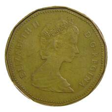 Монета 1 доллар 1987 года Канада (реверс)