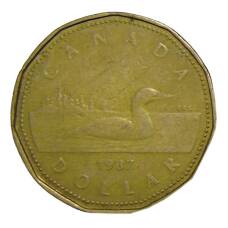 Монета 1 доллар 1987 года Канада (аверс)