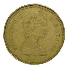 Монета 1 доллар 1987 года Канада (реверс)