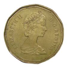 Монета 1 доллар 1987 года Канада (реверс)