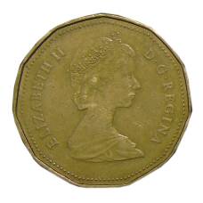 Монета 1 доллар 1987 года Канада (реверс)