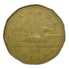 Монета 1 доллар 1987 года Канада (аверс)