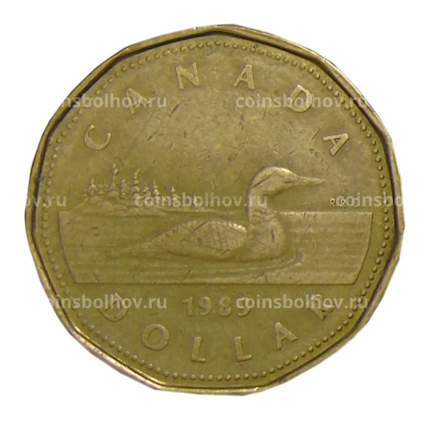Монета 1 доллар 1989 года Канада