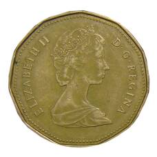 Монета 1 доллар 1989 года Канада (реверс)