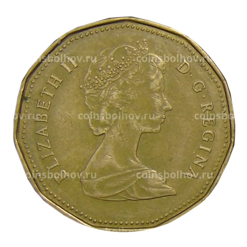 Монета 1 доллар 1989 года Канада (вид 2)