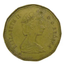 Монета 1 доллар 1989 года Канада (реверс)