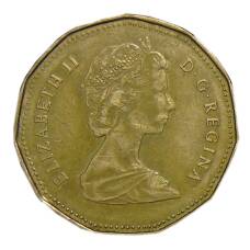 Монета 1 доллар 1989 года Канада (реверс)