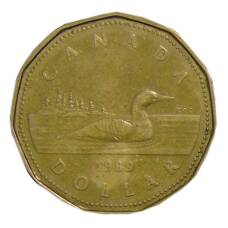 Монета 1 доллар 1989 года Канада (аверс)