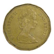 Монета 1 доллар 1989 года Канада (реверс)