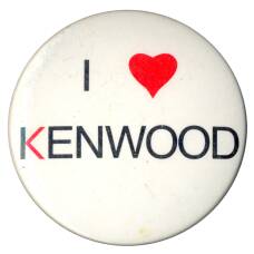 Значок рекламный Kenwood