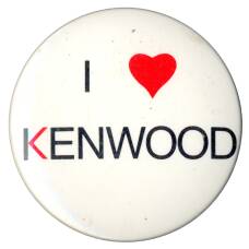 Значок рекламный Kenwood