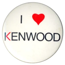 Значок рекламный Kenwood