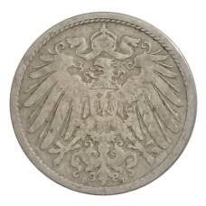 Монета 10 пфеннигов 1892 года D Германия (реверс)