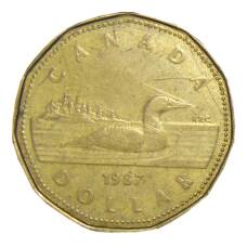 Монета 1 доллар 1987 года Канада (аверс)