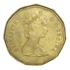 Монета 1 доллар 1987 года Канада (реверс)