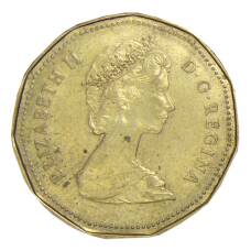 Монета 1 доллар 1987 года Канада (реверс)