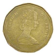 Монета 1 доллар 1987 года Канада (реверс)