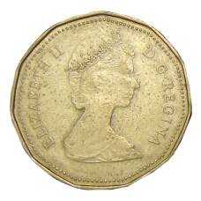 Монета 1 доллар 1987 года Канада (реверс)