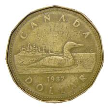 Монета 1 доллар 1987 года Канада (аверс)