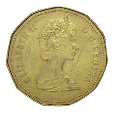 Монета 1 доллар 1987 года Канада (реверс)