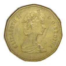 Монета 1 доллар 1987 года Канада (реверс)