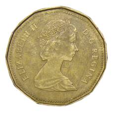 Монета 1 доллар 1987 года Канада (реверс)