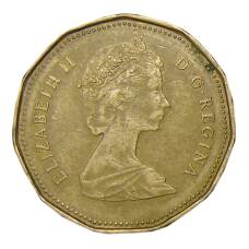 Монета 1 доллар 1988 года Канада (реверс)