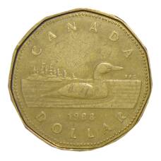 Монета 1 доллар 1988 года Канада (аверс)