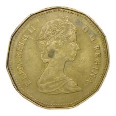 Монета 1 доллар 1988 года Канада (реверс)