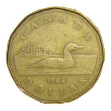 Монета 1 доллар 1988 года Канада (аверс)